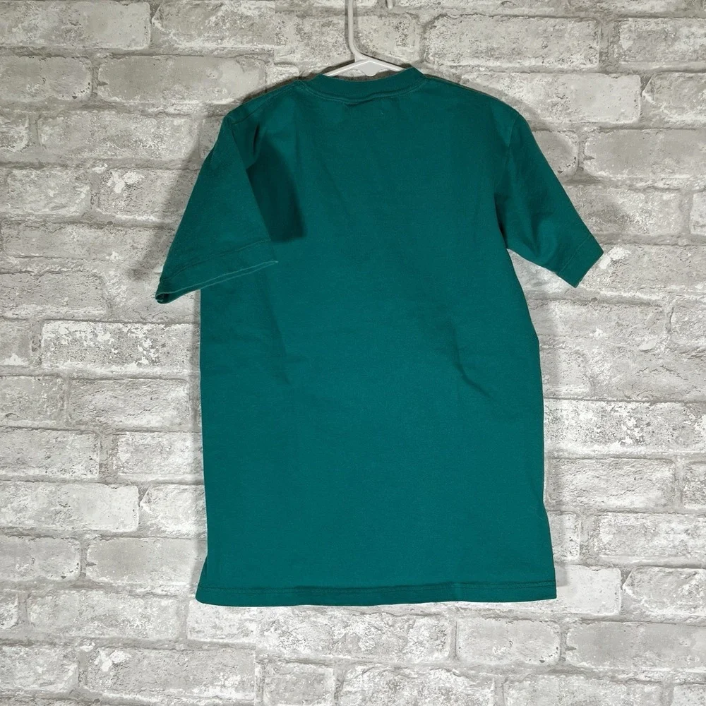 Vintage 90s Disney's Mickey Mouse T-shirt Kids Large 14-16 Teal Green Classic